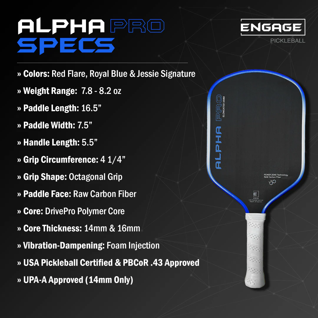 Engage Alpha Pro 16mm Paddle