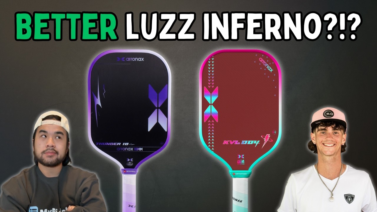 Arronax Thunder and KVL004 pickleball paddles