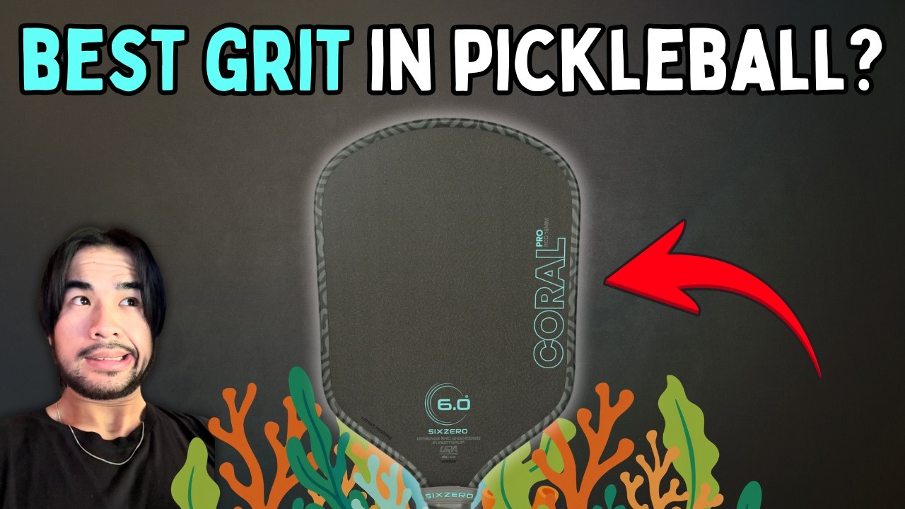 Six Zero Coral Pro hybrid pickleball paddle